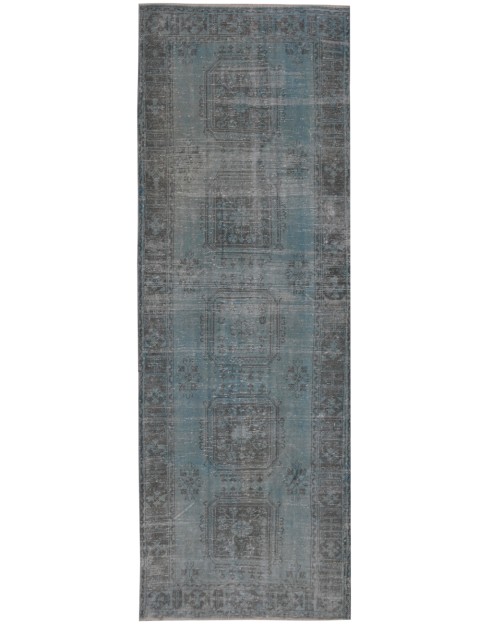 Grau Türkei Vintage Teppich 360 x 136 cm