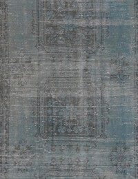 Grå Turkiet Vintage Matta  360 x 136 cm