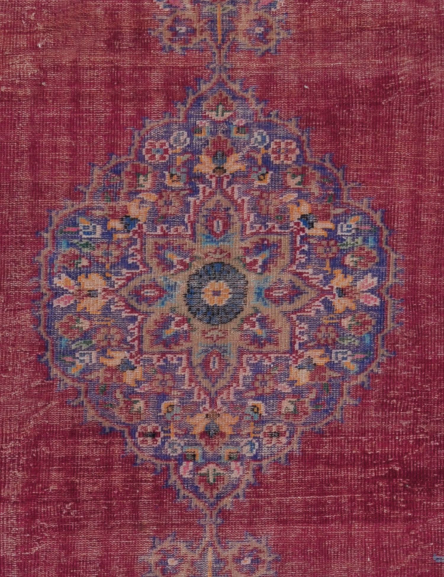 Stonewash  rød <br/>304 x 226 cm