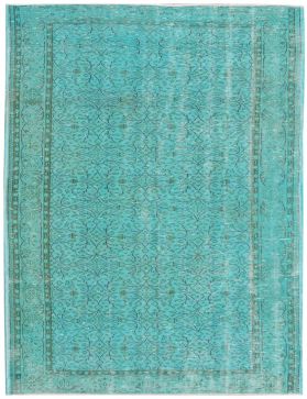 Vintage Teppich 270 X 155 blau