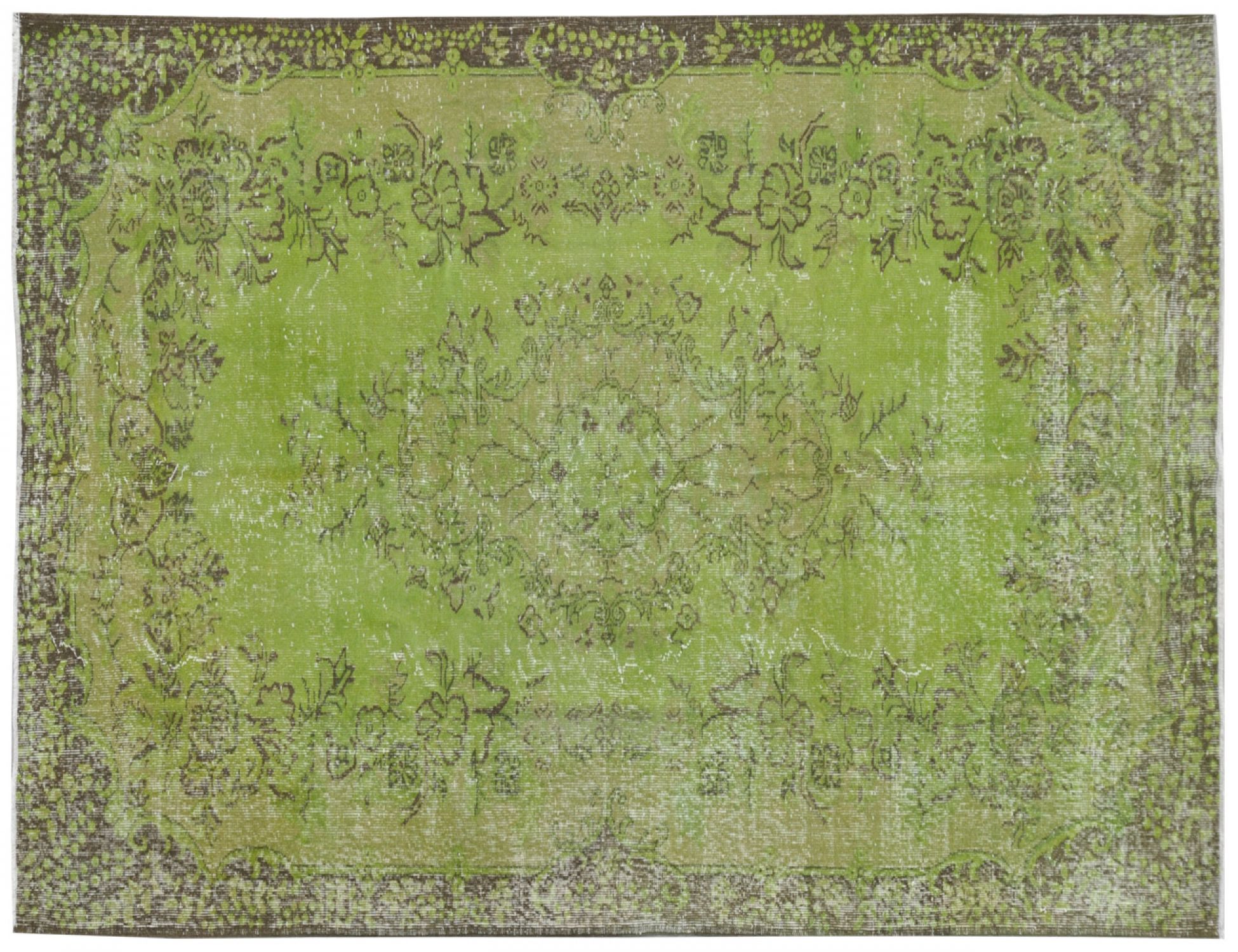 Vintage Teppich  grün <br/>300 x 180 cm
