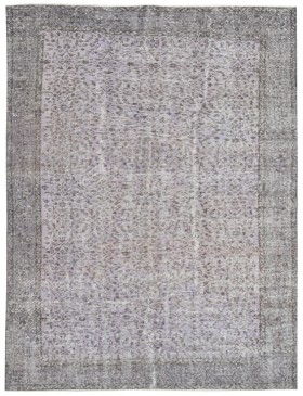 Grå Turkiet Vintage Matta  253 x 157 cm