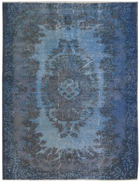 Vintage Teppich 206 X 117 blau