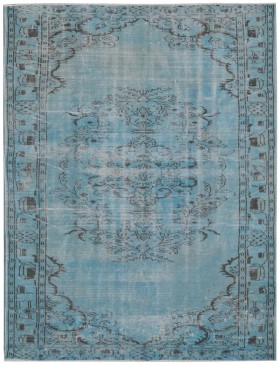 Blå Turkiet Vintage Matta  276 x 183 cm