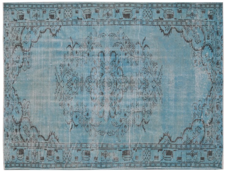 Blu Turco Tappeto Vintage 276 x 183 cm