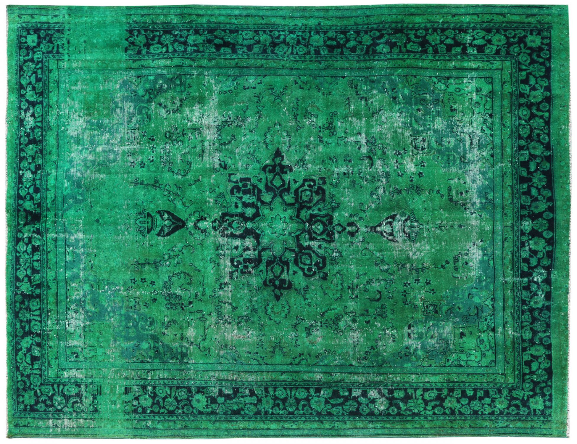 Vintage Carpet  green  <br/>352 x 296 cm
