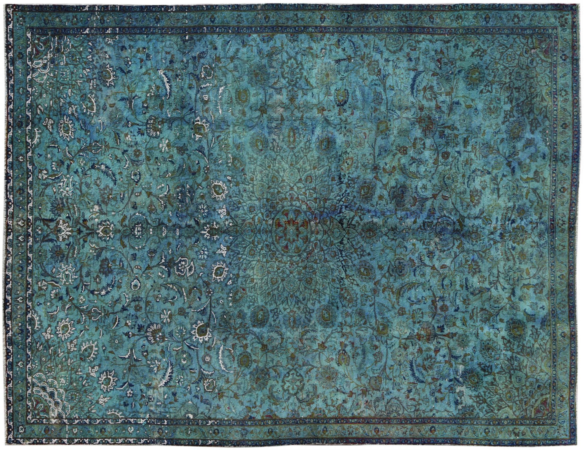 Tappeto Vintage  turchese <br/>320 x 212 cm