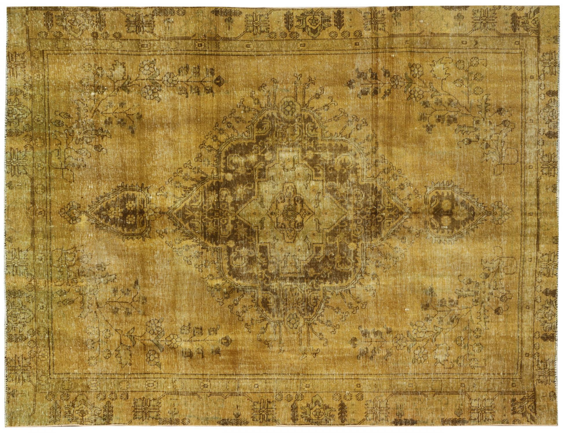 Vintage Carpet  yellow  <br/>358 x 257 cm