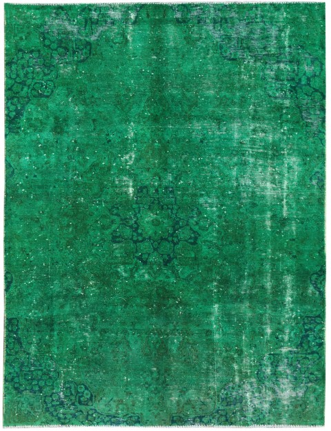 Grün Persien Vintage Teppich 270 x 186 cm