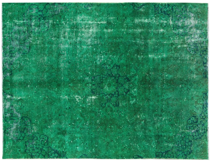 Verde Persiano Tappeto Vintage 270 x 186 cm