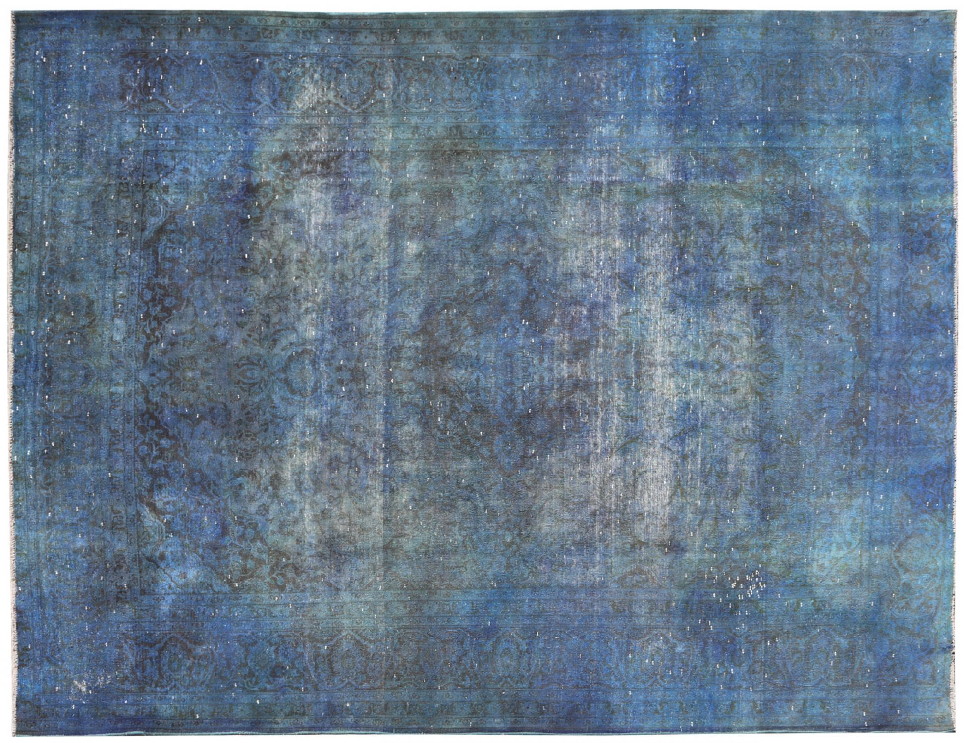 Tappeto Vintage  blu <br/>378 x 289 cm
