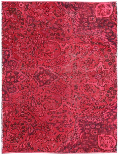 Rot Persien Vintage Teppich  124 x 182 cm