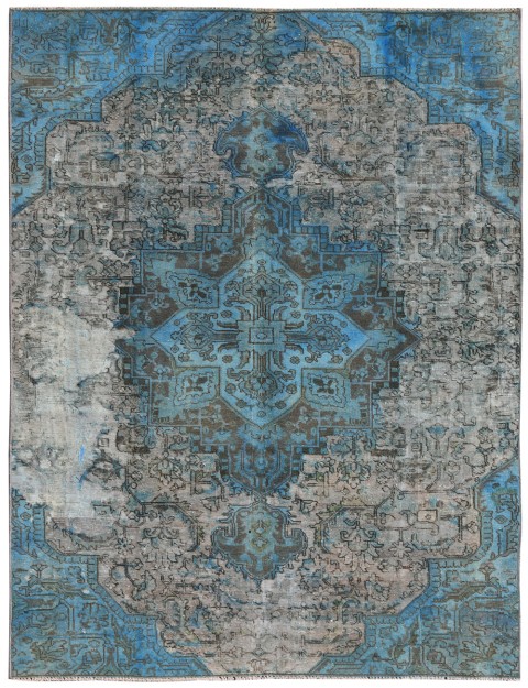 Blau Persien Vintage Teppich 271 x 164 cm