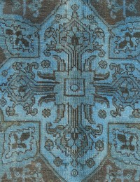 Blu Persiano Tappeto Vintage 271 x 164 cm - view 1