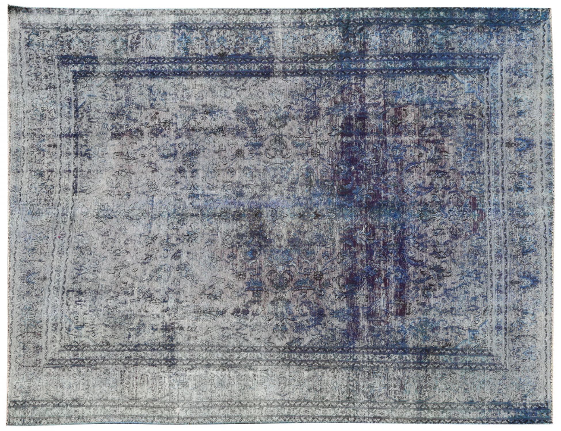 Vintage Tæppe  blå <br/>360 x 280 cm