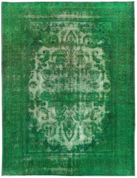 Alfombra vintage 373 X 288 verde