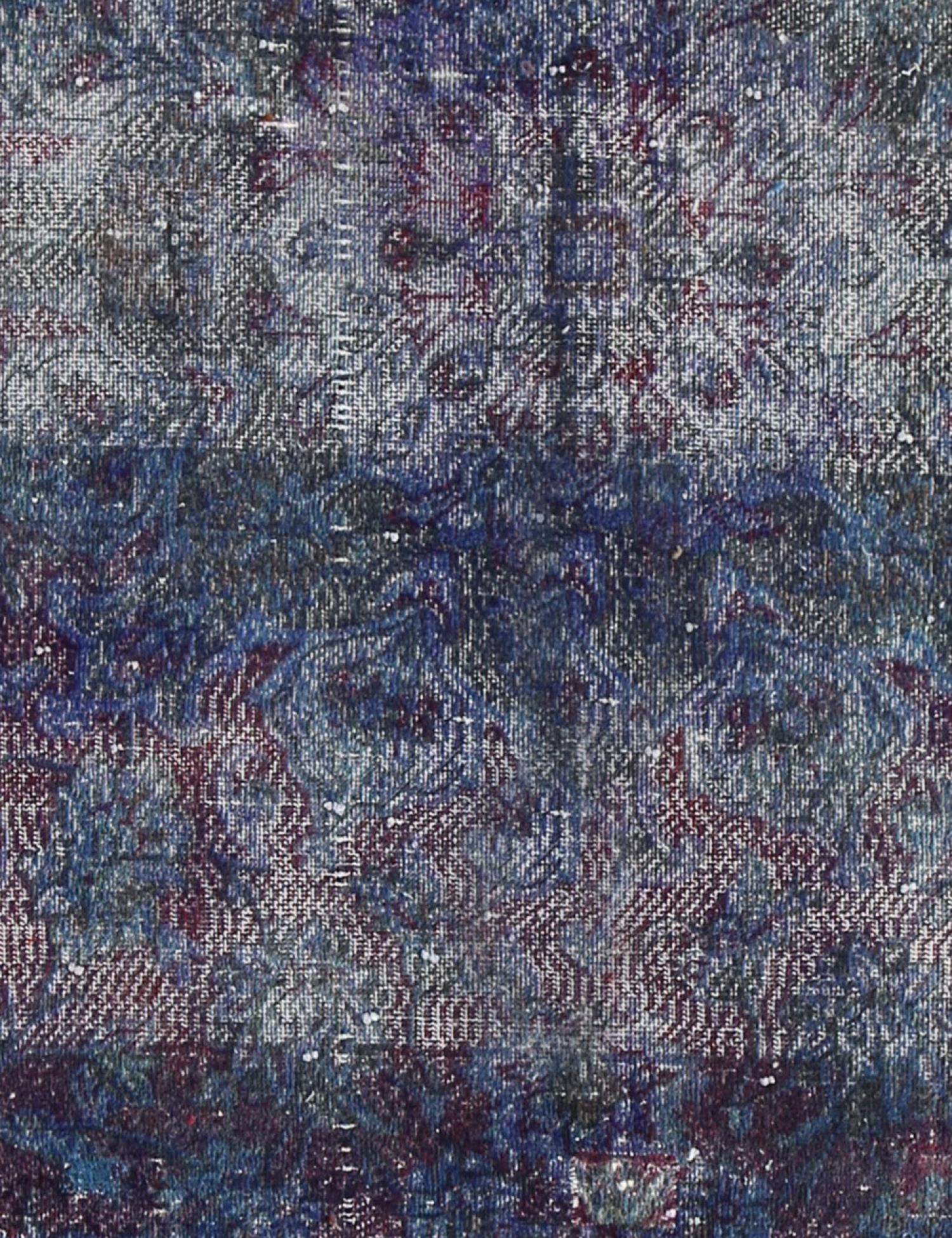 Vintage Teppich  blau  228 x 204 cm