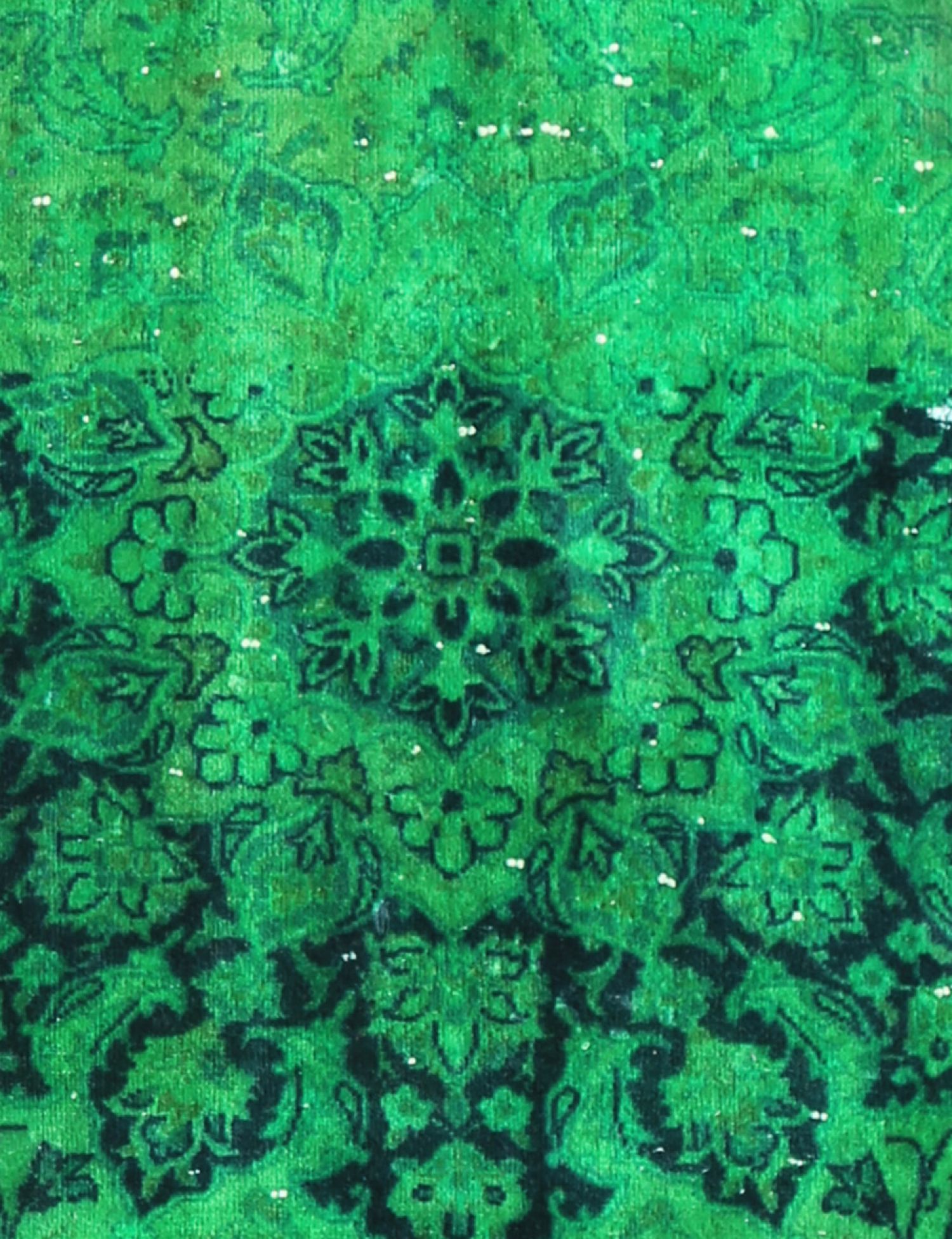 Vintage Tæppe  grøn  303 x 198 cm