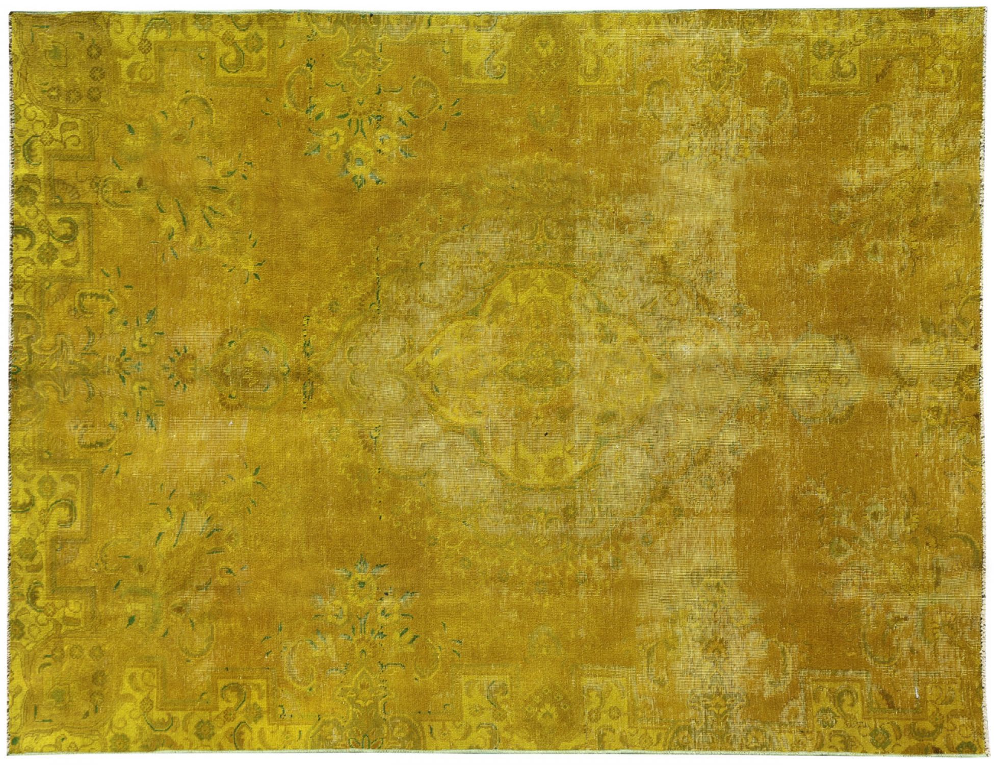 Tappeto Vintage  giallo <br/>282 x 197 cm