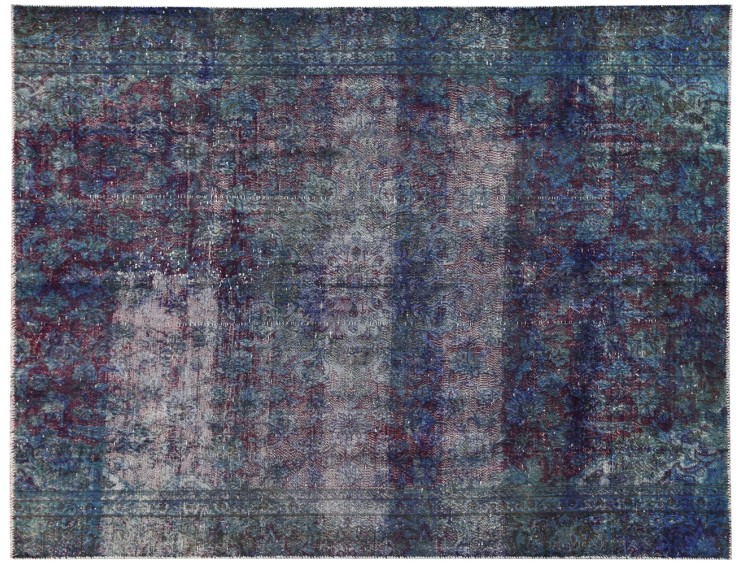 Sininen Persia Vintage Carpet 228 x 204 cm