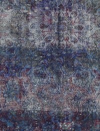 Sininen Persia Vintage Carpet 228 x 204 cm - view 1