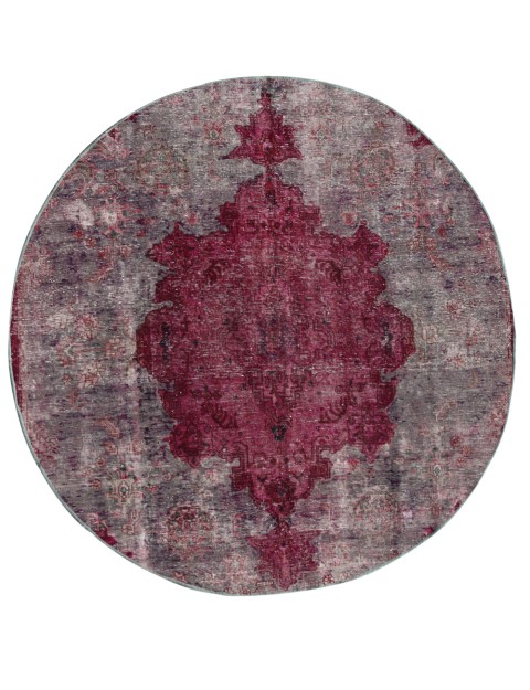 Lila Persien Stonewash 219 x 219 cm