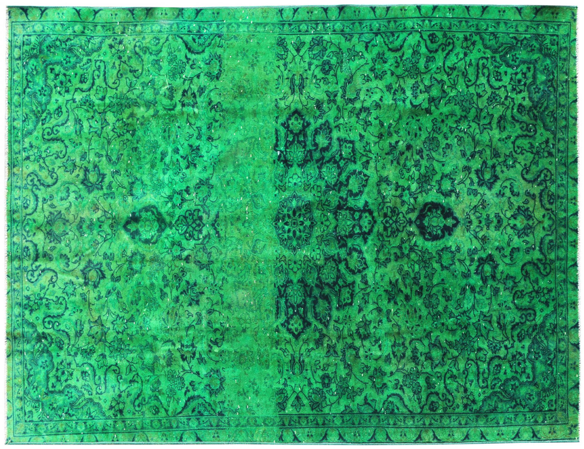 Tappeto Vintage  verde <br/>303 x 198 cm