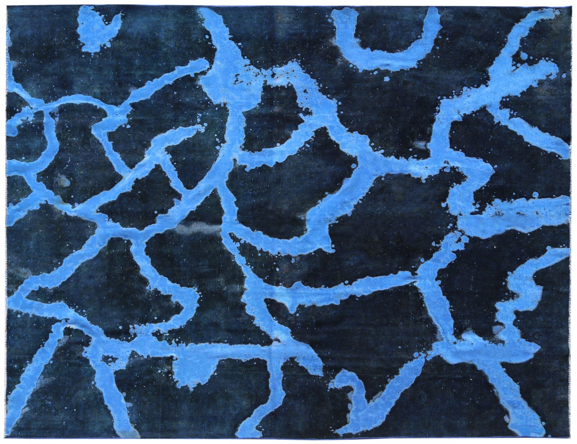 Vintage Tapijt  blauw <br/>384 x 302 cm