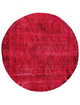  Vintage Tapis 244 X 244 rouge