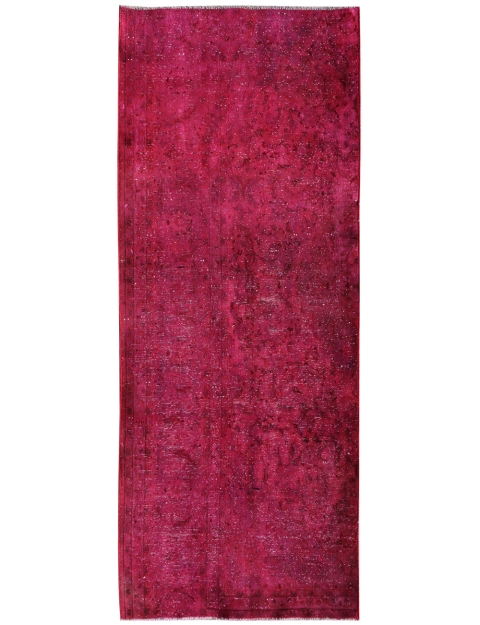 Rojo Persia Alfombra vintage 252 x 118 cm