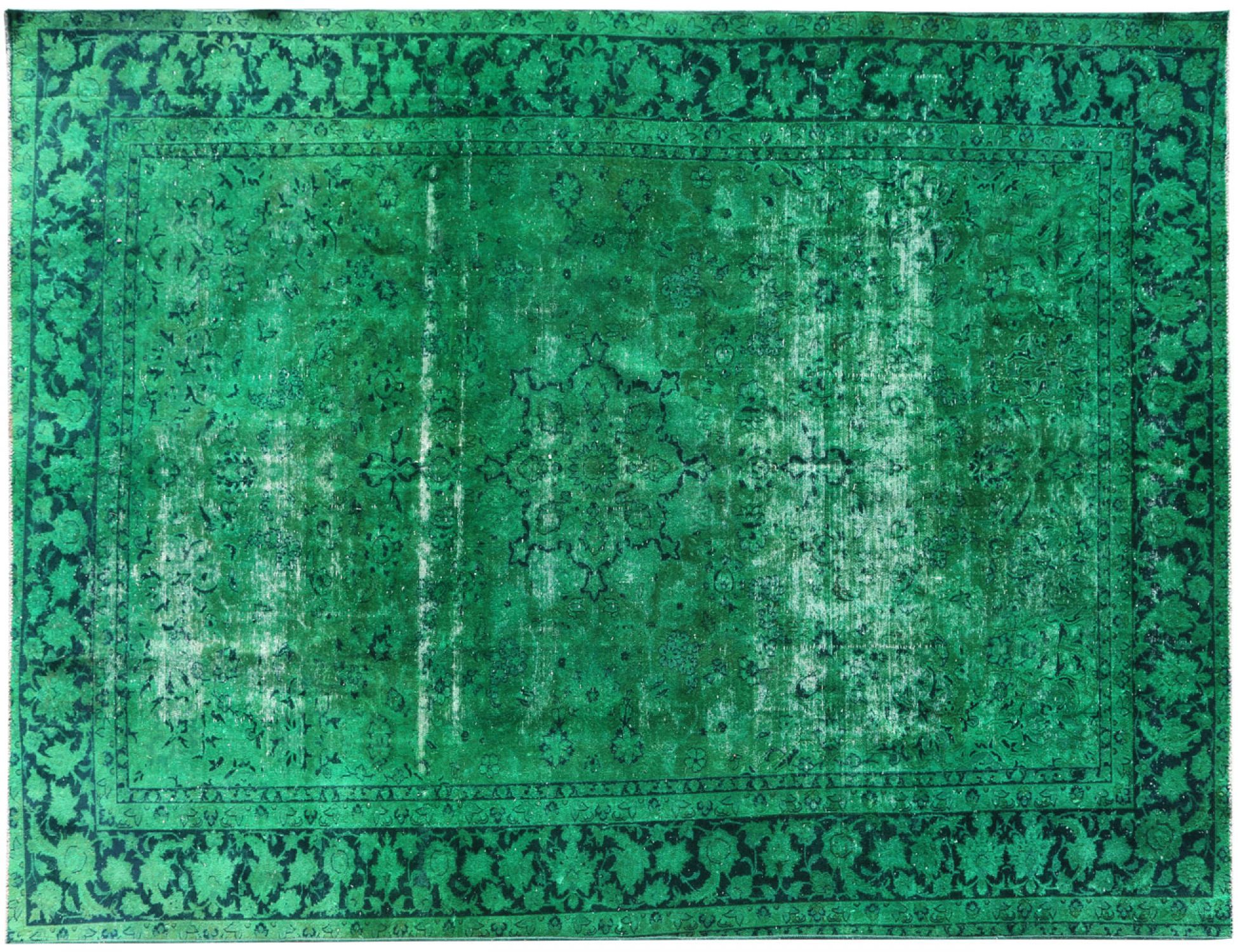Tappeto Vintage  verde <br/>384 x 271 cm