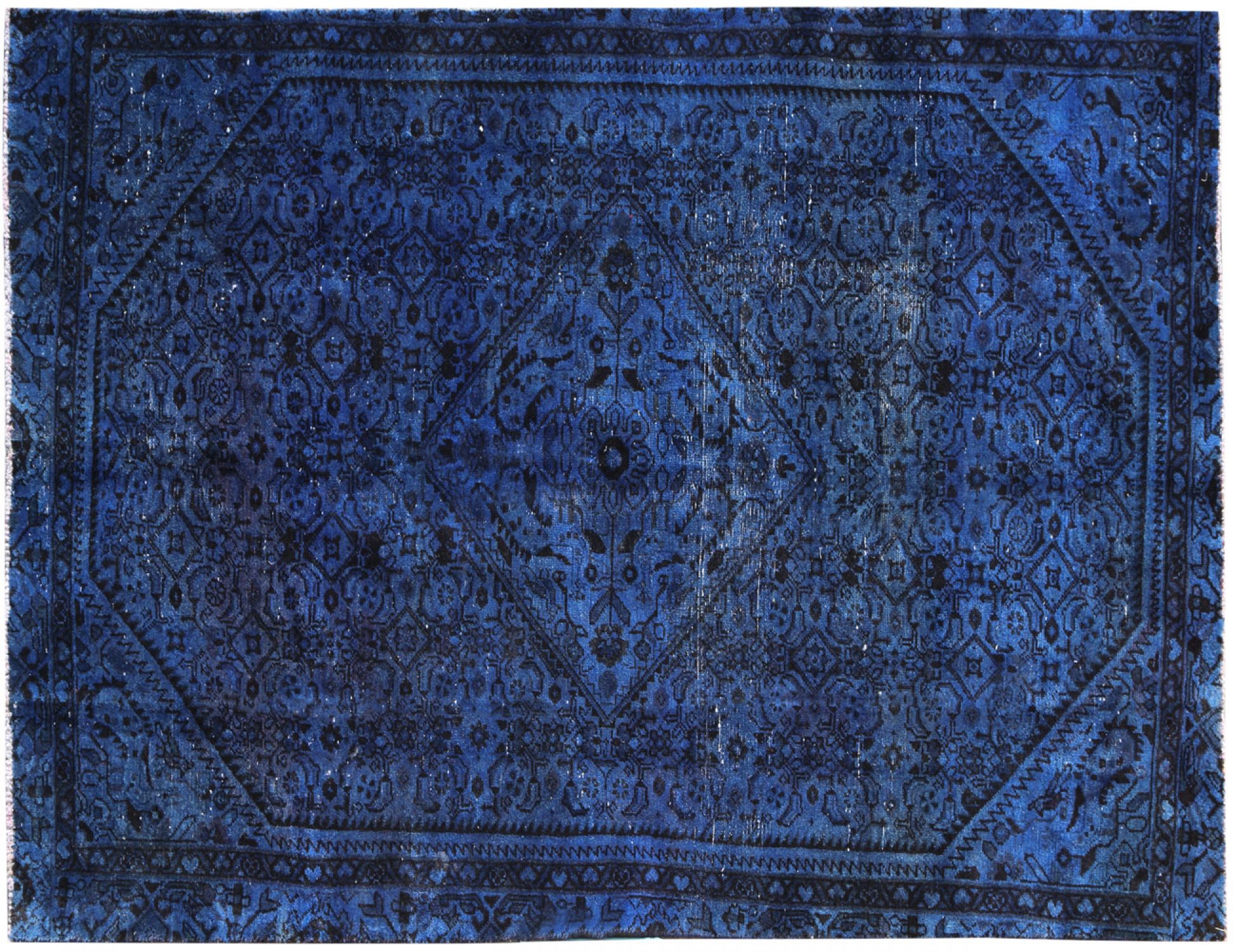 Tappeto Vintage  blu <br/>263 x 157 cm