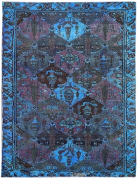 Bleu Persan Vintage Tapis 295 x 150 cm