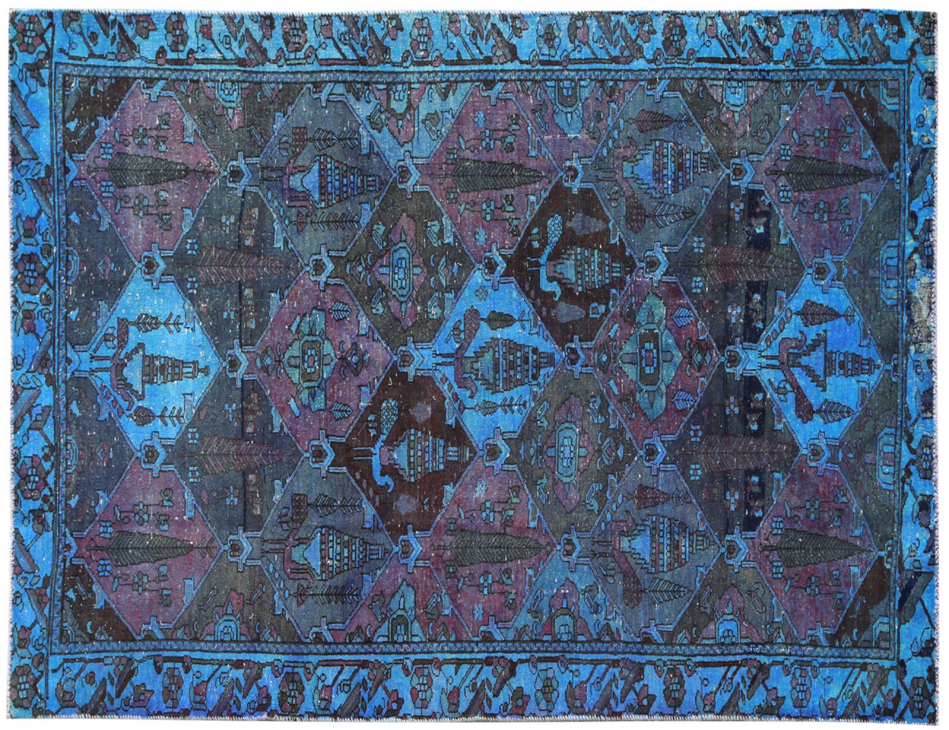 Tappeto Vintage  blå <br/>295 x 150 cm
