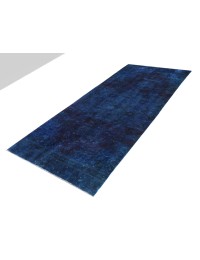 Blu Persiano Tappeto Vintage 348 x 114 cm - view 2