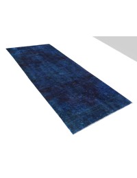 Blu Persiano Tappeto Vintage 348 x 114 cm - view 1
