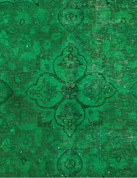 Vihreä Persia Persialaiset vintage matot  247 x 206 cm