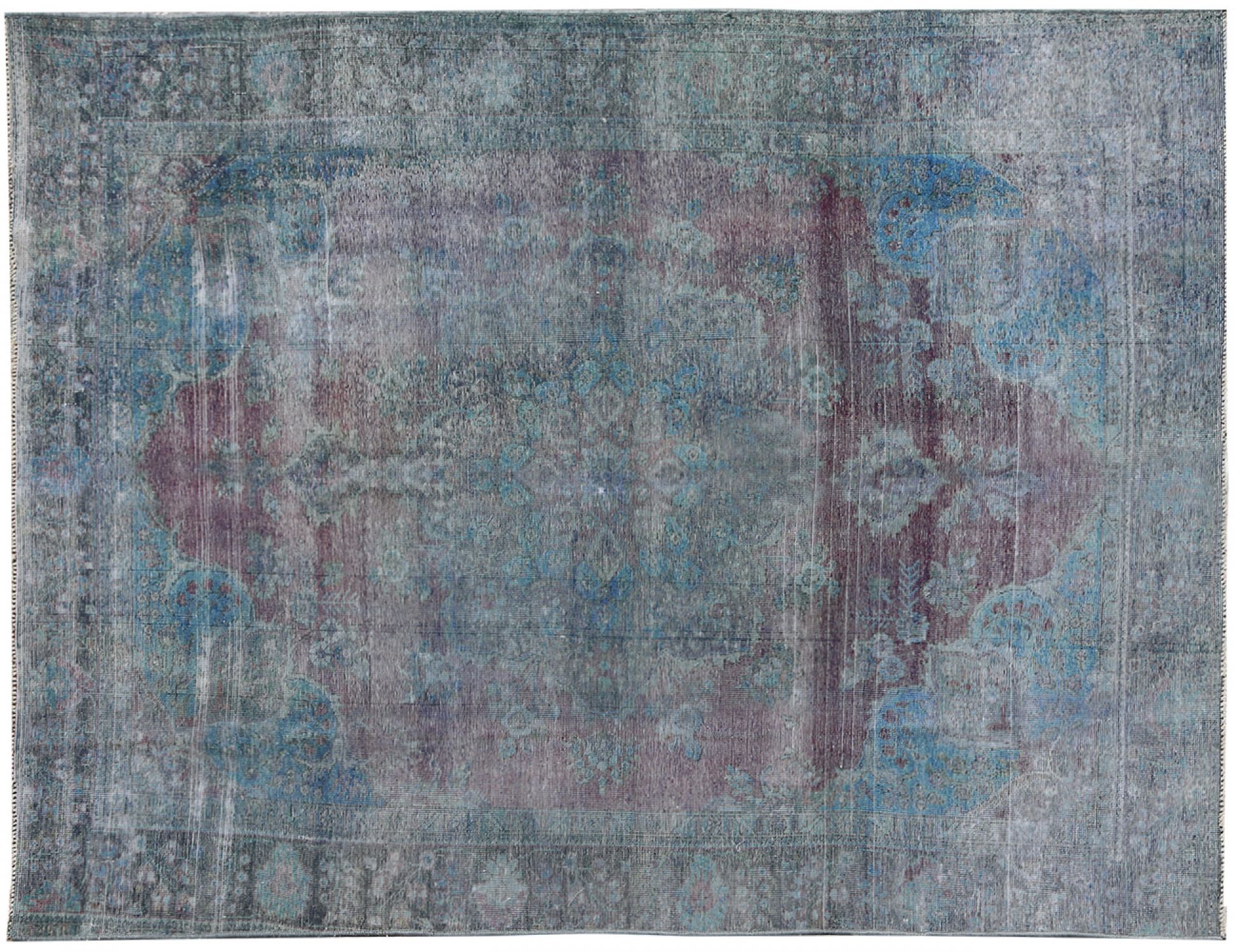 Tappeto Vintage  blu <br/>270 x 186 cm