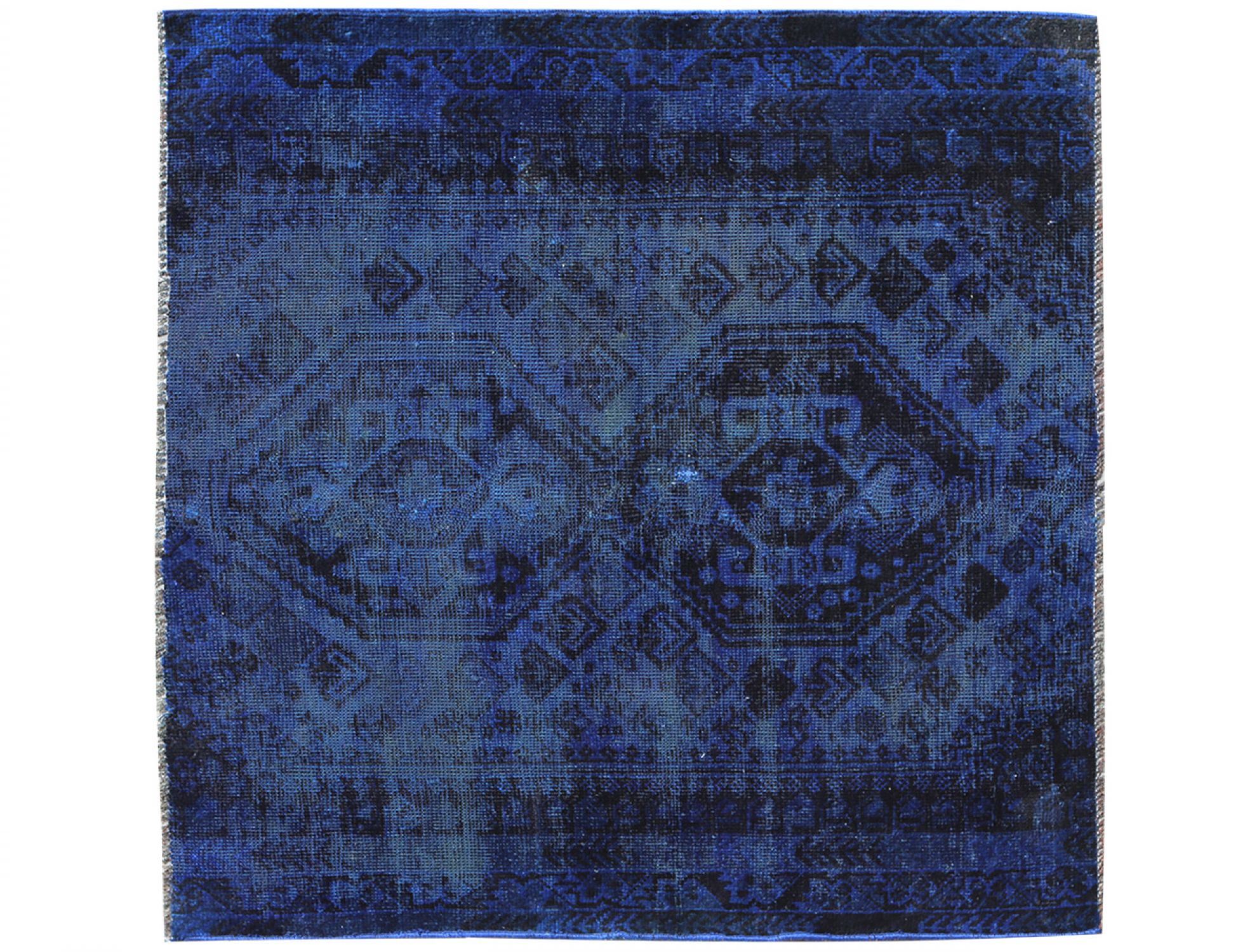 Tappeto Vintage  blu <br/>149 x 148 cm