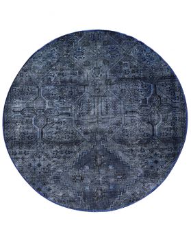 Tappeto Vintage  blu <br/>154 x 154 cm
