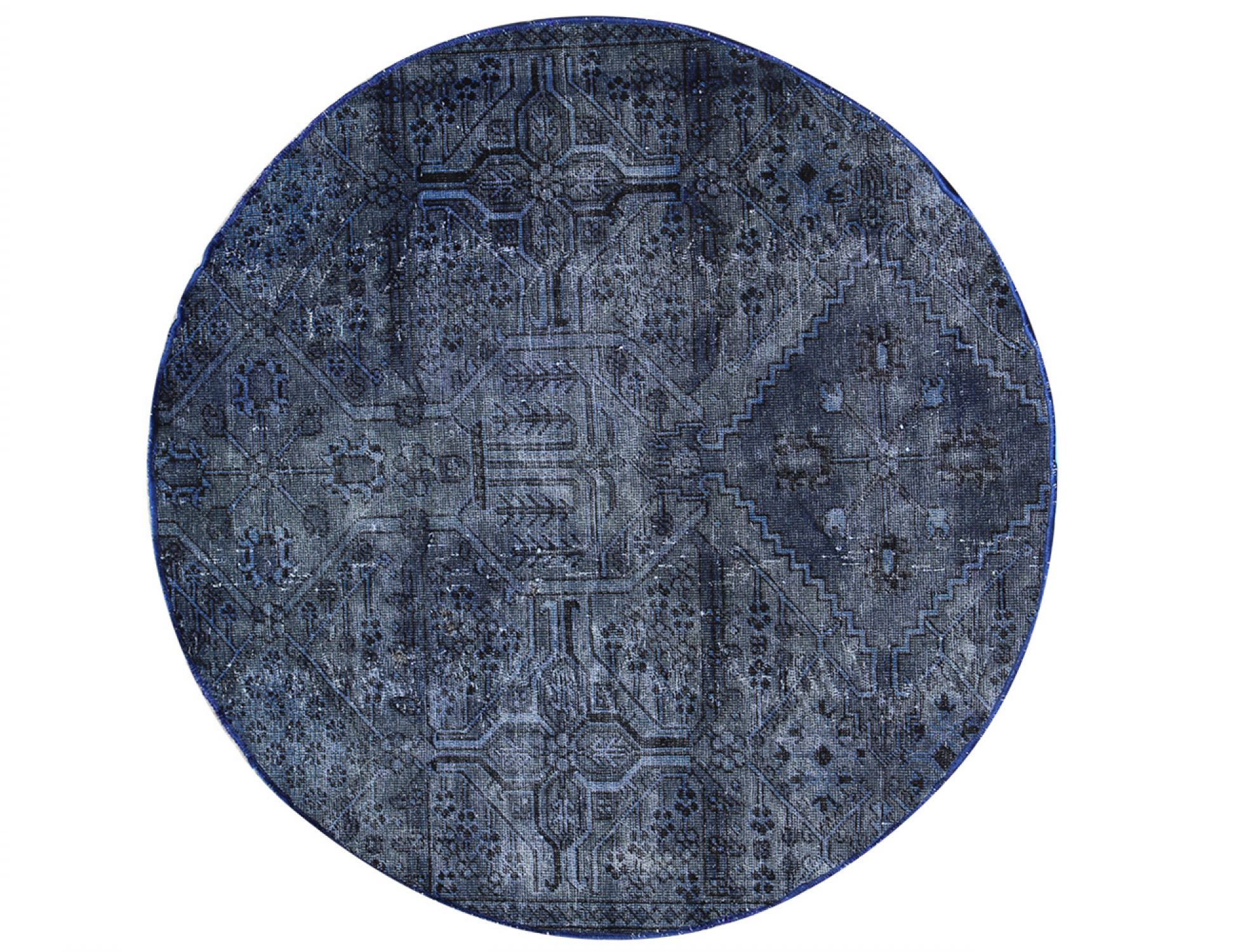  Vintage Tapis  bleu <br/>154 x 154 cm