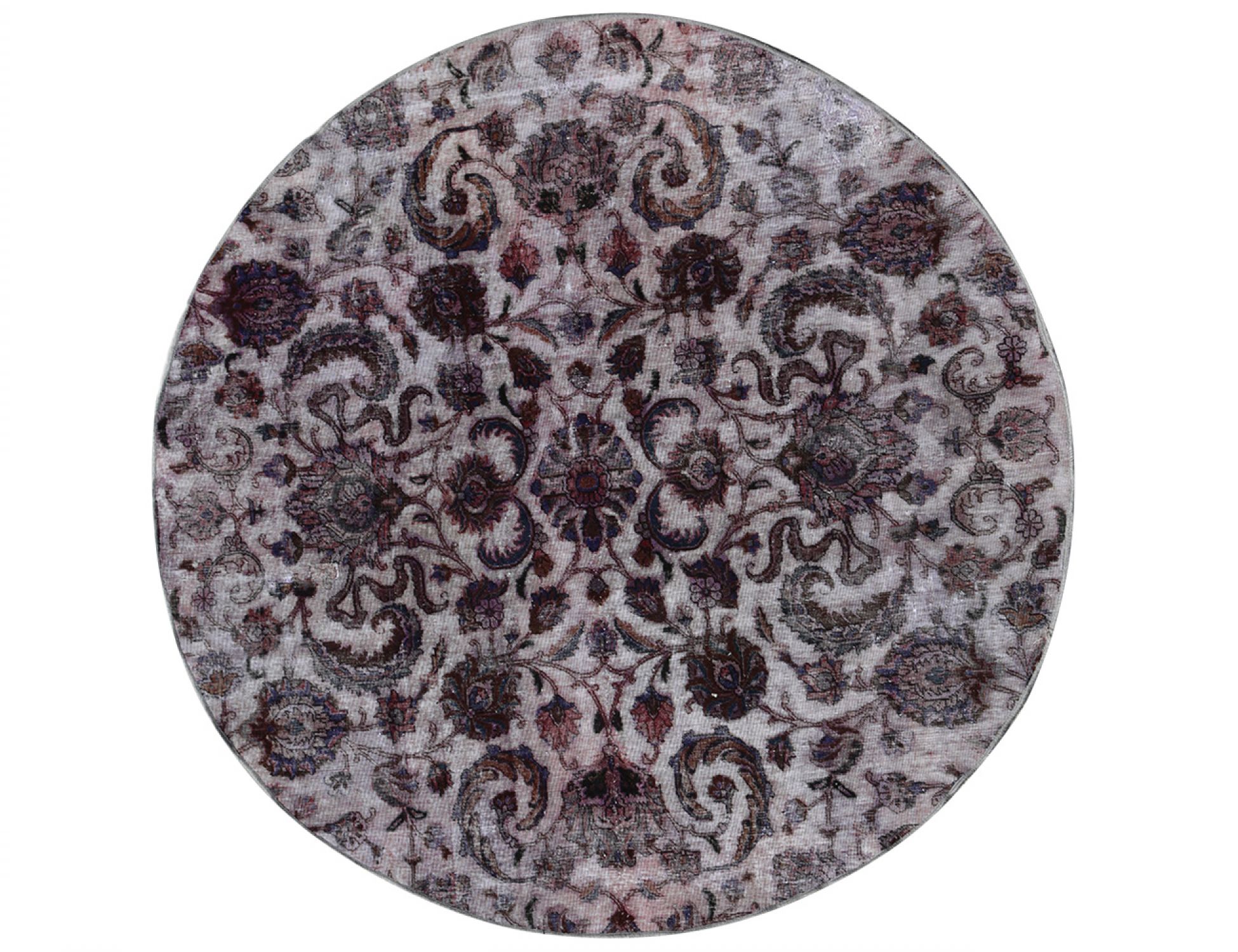 Tappeto Vintage  grigo <br/>220 x 220 cm
