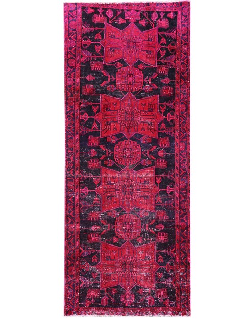 Rot Persien Vintage Teppich 280 x 124 cm