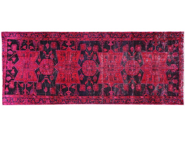 Rouge Persan Vintage Tapis 280 x 124 cm