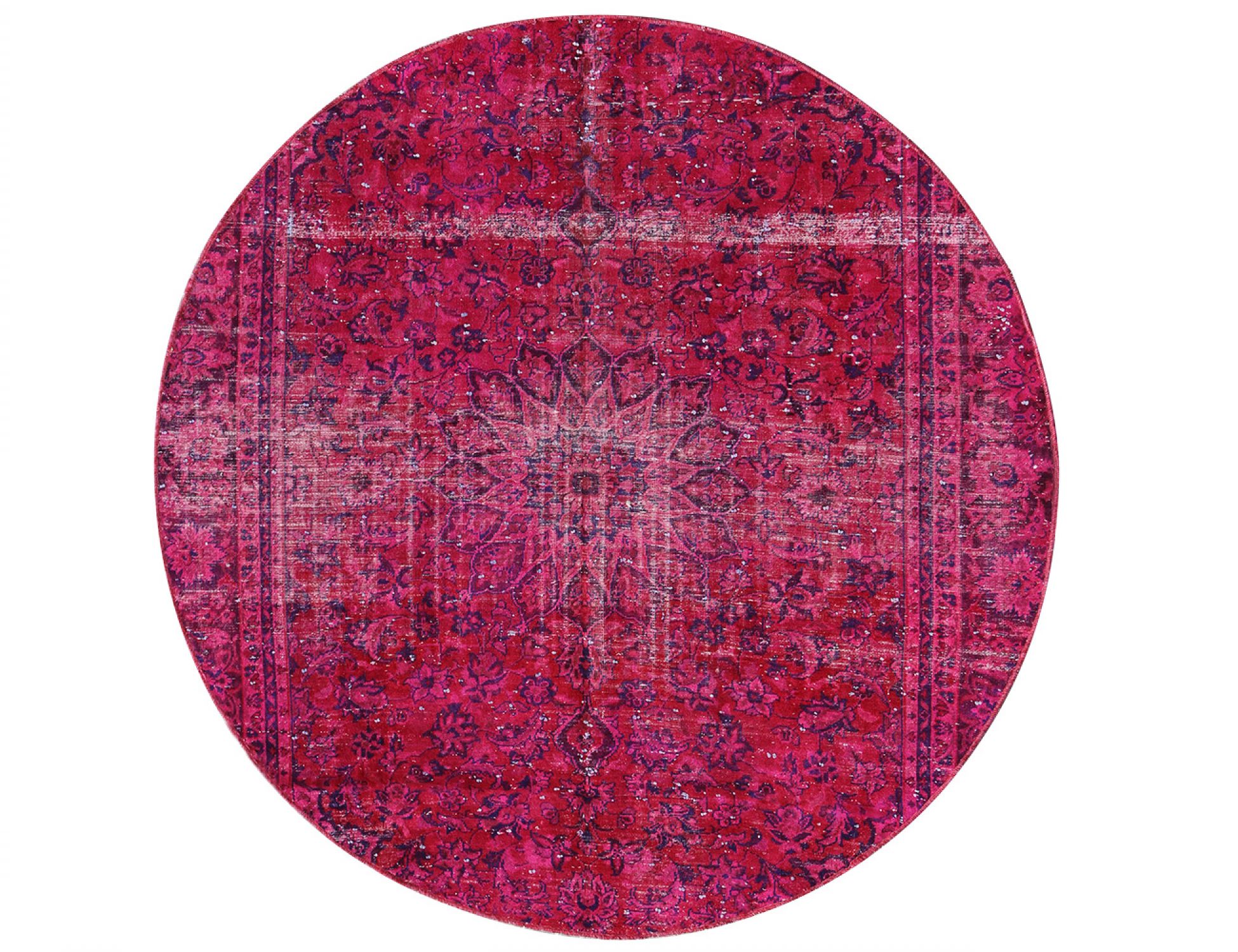 Tappeto Vintage  viola <br/>193 x 193 cm
