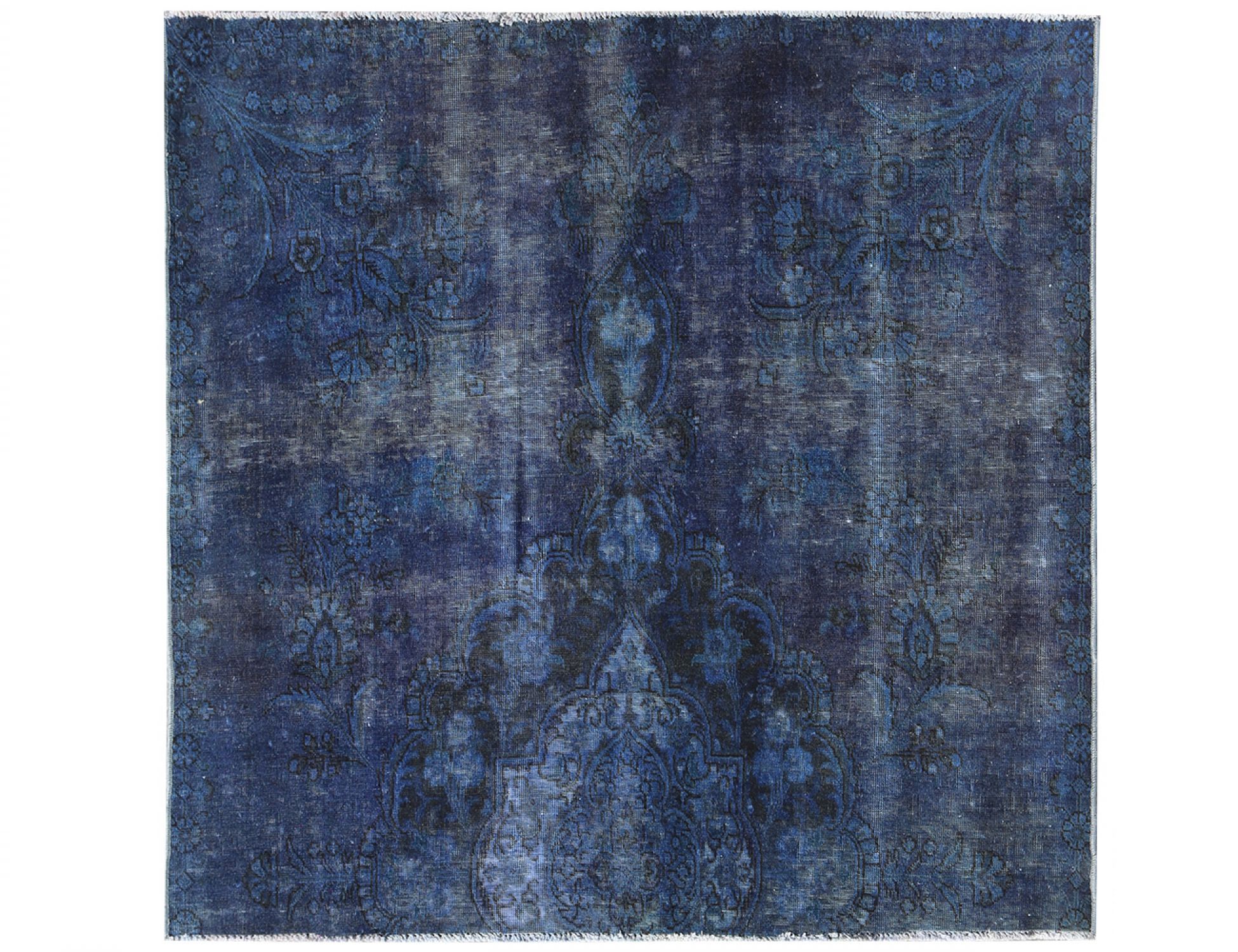  Vintage Tapis  bleu <br/>168 x 192 cm