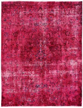 Alfombra vintage 244 X 190 rojo