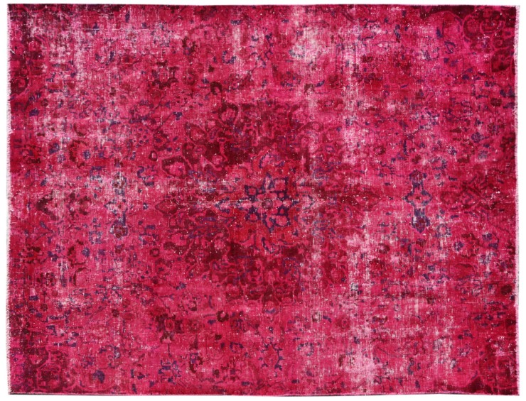 Rot Persien Vintage Teppich  244 x 190 cm