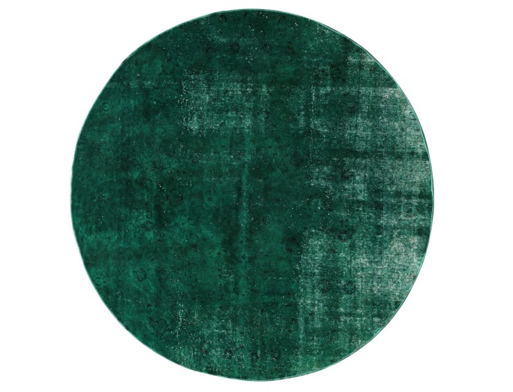 Grøn Persien Vintage Tæppe 271 x 271 cm