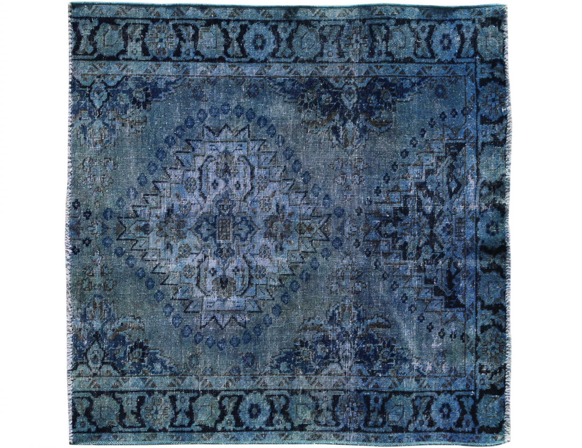 Vintage Carpet  blue <br/>129 x 120 cm